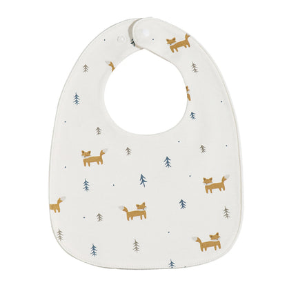 INSULAR 3-Layer Baby Bibs & Burp Cloth Set – Soft Cotton Adjustable U-Shape Feeding Bib for Newborns & Infants, Saliva Towel & Rice Bag - Kidzy Market