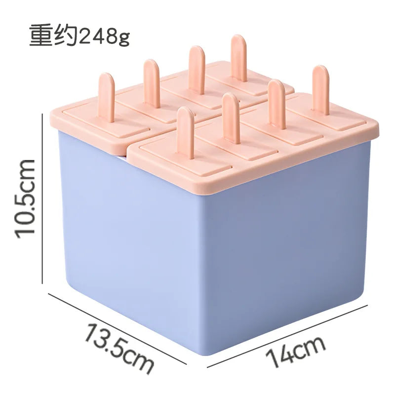 Food-Grade Popsicle Mold with Lid for Homemade Ice Cream and Sorbet