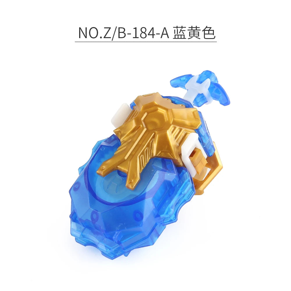 Z B-184 8-Color Metal Tube Custom LR Spinning Tops Launcher – Toy Set for Kids