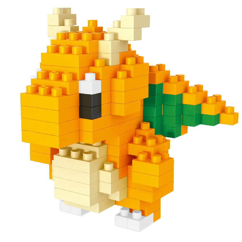 DIY Pokemon Mini Building Blocks – Pikachu, Charizard, Eevee, Mewtwo Anime Model Toys