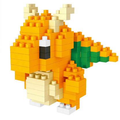 DIY Pokemon Mini Building Blocks – Pikachu, Charizard, Eevee, Mewtwo Anime Model Toys
