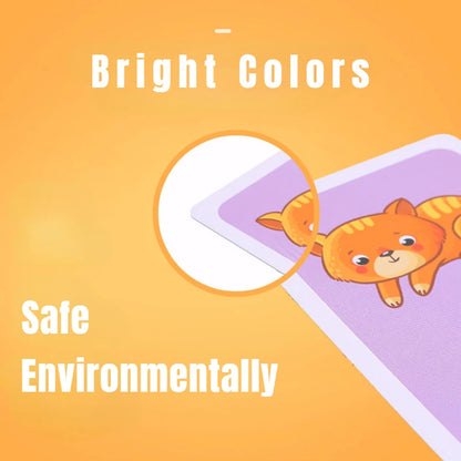 36Pcs Kids Cognition Cards - Shape, Animal, Color Teaching Baby English Learning Word Cards, Educational Montessori Gift