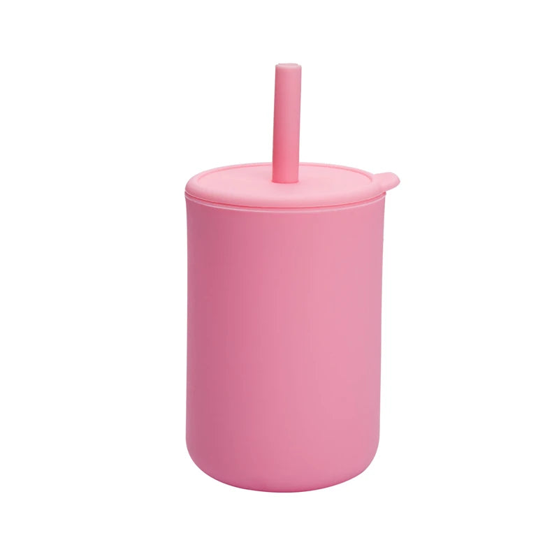 Silicone Snack Cup – Portable Food Storage Box for Toddlers, Kids Snack Container with Lid, Children Snack Storage Cup
