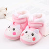 Baby Winter Snow Boots with Cute Bear and Fluff Balls Soft Sole Infant Toddler Shoes