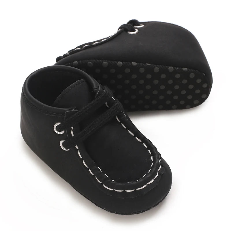 HAIZHIW Baby Canvas Classic Sports Shoes – Newborn Boys & Girls First Walkers, Anti-Slip Baby Shoes