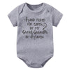 Baby Bodysuit - Hand Picked for Earth by My Great Grandpa in Heaven Printed Newborn Romper - Cotton Body Baby Girl & Boy Clothes