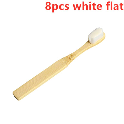 New Bamboo Toothbrush for Kids Children, Biodegradable Extra Soft Bristles, 20000 Soft Natural Bristle Toothbrush