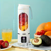 Portable Electric Juicer Cup Wireless USB Mini Fruit Blender 450ml (15.2 fl oz)