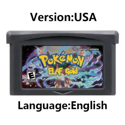 GBA Game Cartridge (32-bit, Pokemon Series, Odyssey Cloud White, FireRed & Silver Rival Rom Hack)