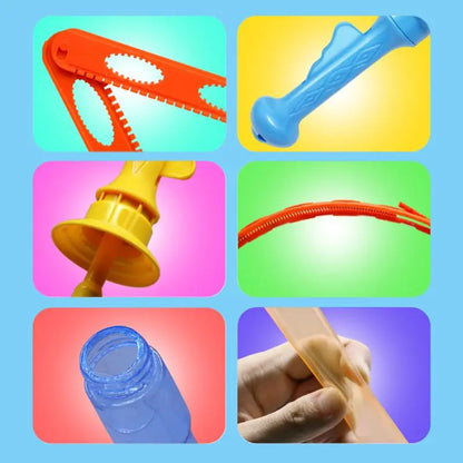 46cm (18.1in) Large Bubble Wand for Kids - Outdoor No-Spill Bubble Stick Toy