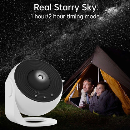 Night Light Galaxy Projector 360° Rotating Starry Sky Planetarium Lamp for Kids Bedroom Gift