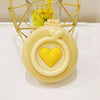 New Strawberry Hair Comb with Folding Mirror - Portable Traveling Massage Comb for Women & Girls - Hair Styling Accessories