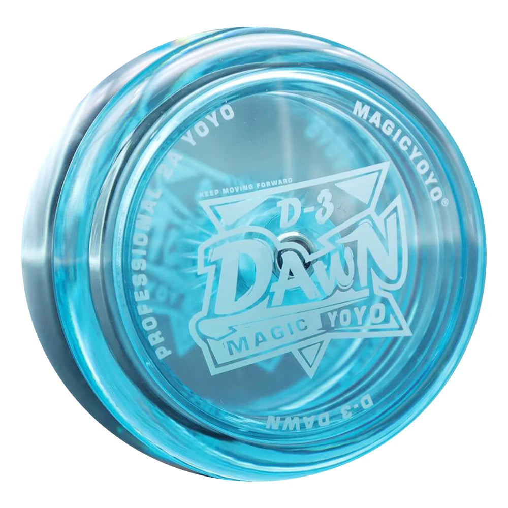 Magic Yo-Yo Crystal Yoyo (Unresponsive for Adults, 8-Ball KK Bearing, Kids Toy, Random Rope Color)