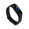 Fashion Kids Sports Waterproof LED Digital Watch Two-Tone Silicone Strap for Teen Boys and Girls