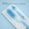 Silicone Bottle Cleaning Brush Set, Baby Pacifier & Straw Scrubber, 360 Degree Glass Cup Washing & Kitchen Cleaning Tool