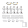 Invisible Magnetic Child Safety Lock for Cabinets & Drawers – Baby Proof Adhesive Cabinet Drawer Latch (4-Pack)
