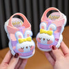 New Summer Beach Sandals – Cute Cartoon Bear Shoes for Boys & Girls, Anti-Slip Soft-Soled Toddler Footwear in Korean Style