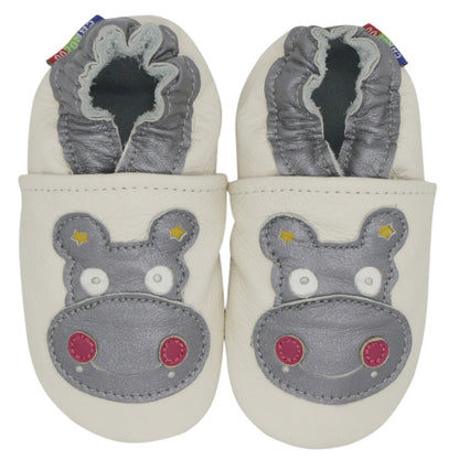 Carozoo Baby Shoes – Leather Children Slippers, Prewalker First Walking Shoes for Newborn Boys & Girls