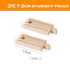 1-Piece Wooden Train Track Accessory – Compatible Railway Piece for Kids Wooden Train Sets, Educational Toy