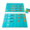 Wooden Montessori Matching Puzzle Toy for Kids 3+ – Farm & Fruit Cognitive Game (36 Pairs)