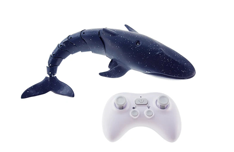 2.4G RC Shark Toy – Simulation Remote Control Submarine with Lights and Water Spray for Kids