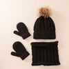 Baby & Toddler Winter Hat, Scarf & Gloves Set – Warm Cotton for Boys & Girls (0-3 Years)