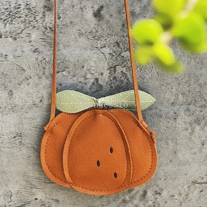 Cartoon Cute Kids Mini Bags for Toddler Girls – Pumpkin, Pear & Ladybug Crossbody Bag, Kawaii Baby Children's Small Handbags Gift - Kidzy Market
