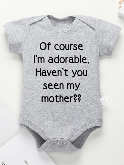 “Nana Never Says No” Rompers Onesie – Baby Boy & Girl Jumpsuit – 0-24M Toddler One-Piece Cute Bodysuit – Trendy Infant Clothes