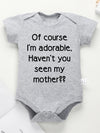 “Nana Never Says No” Rompers Onesie – Baby Boy & Girl Jumpsuit – 0-24M Toddler One-Piece Cute Bodysuit – Trendy Infant Clothes