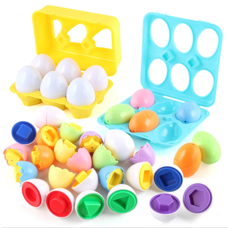 Baby Learning Smart Egg Toy – Montessori Shape Matching and Sorting Educational Toy for Kids Ages 2-4