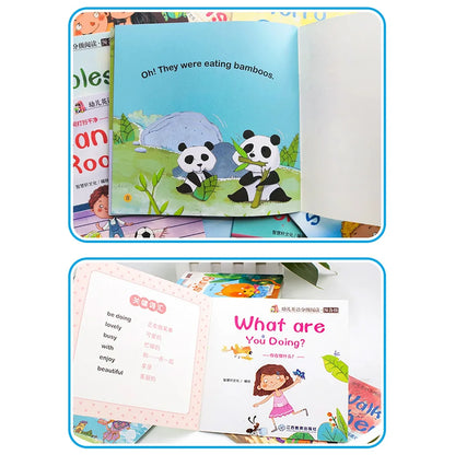 Kids English Word Learning Book Set – 60 Pocket Books for Early Childhood Reading and Montessori Teaching Aids