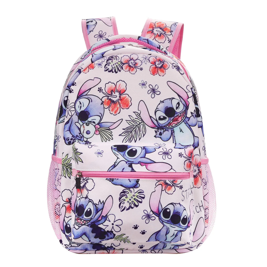 Stitch Cartoon Primary School Bag – Kawaii Backpack for Boys & Girls, Anime School Bag Mochila - Kidzy Market