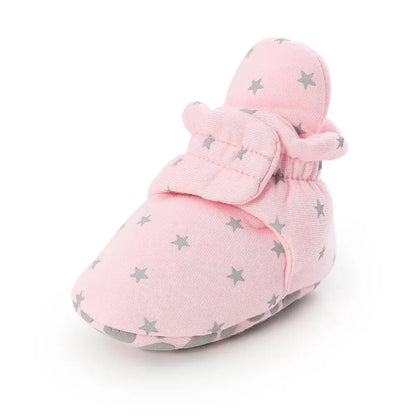 Meckior Baby Socks Shoes Star First Walkers Anti-Slip Booties for Infant Boy & Girl