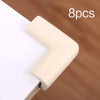 8Pcs Children Protection Corner Guards 55x55mm Soft Table Desk Baby Safety Edge Protectors