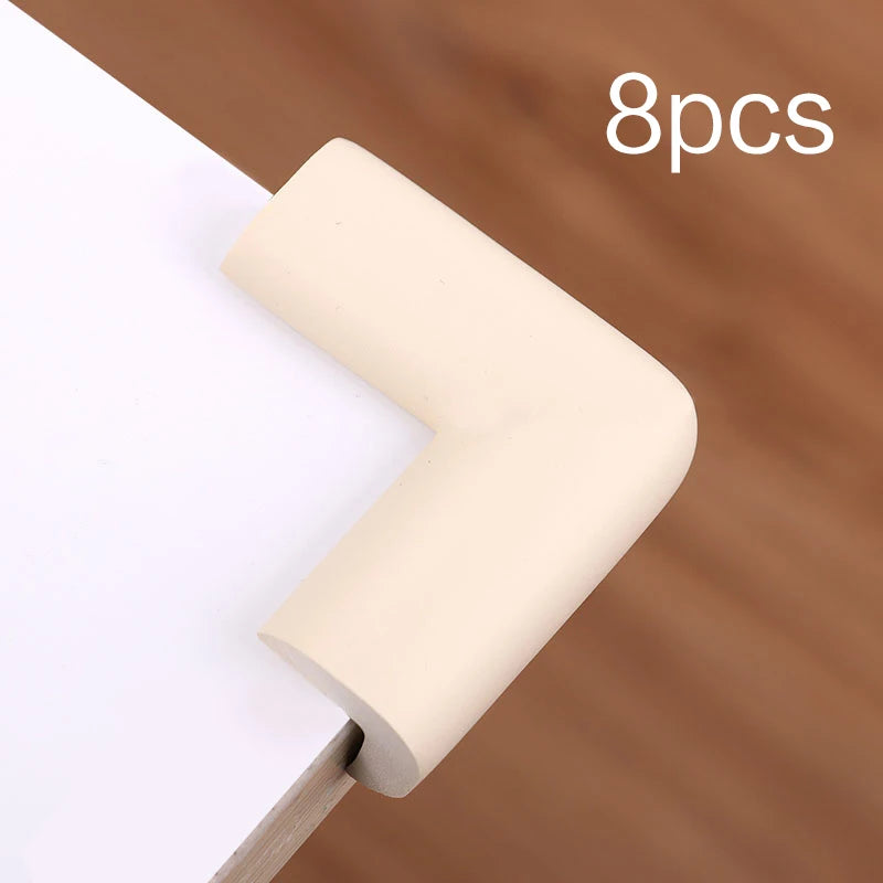 8Pcs Children Protection Corner Guards 55x55mm Soft Table Desk Baby Safety Edge Protectors
