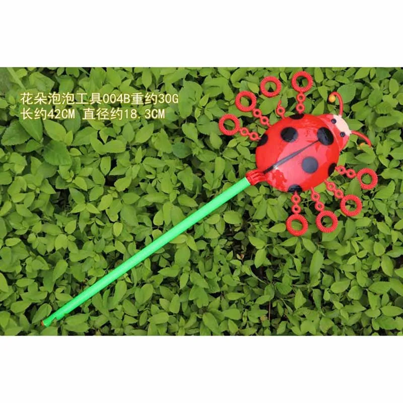 Multi-Style Bubble Blower Toys for Kids - Cute Flower & Heart Bubble Wands, 1-Pack Outdoor Bubble Blowing Tool