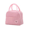 Children’s Lunch Bags Solid Color Thermal Insulation Large Capacity Outdoor Portable Picnic Food Storage Bag Kids Lunch Box Bag - Kidzy Market