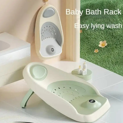 Ergonomic Baby Bath Support Seat – Non-Slip Shower Chair With Drain Holes & Temperature Sensing