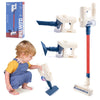 Electric Toy Vacuum Cleaner for Kids with Light & Sound — Pretend Play Educational Dust Catcher, Ages 3-12