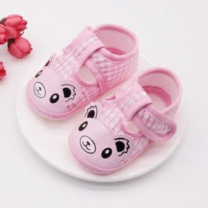 Double Heart Spring and Autumn Shoes – Soft Soled Toddler Shoes for Men & Women, 0-1 Years Old, Baby Walking Shoes (3-6-9 Months)