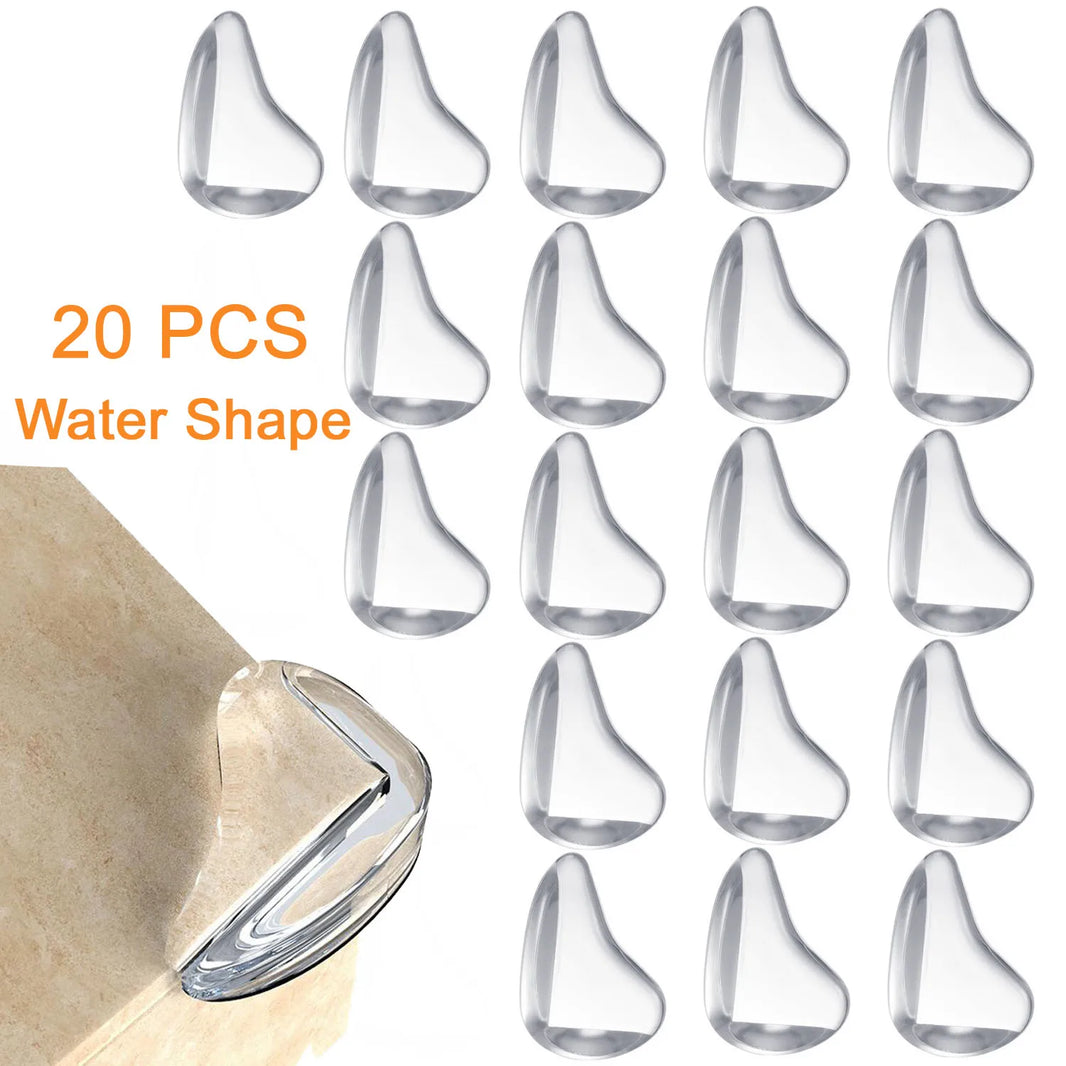 5PCS/10PCS/20PCS Baby Safety Silicone Corner Protectors – Childproof Table Edge Guards