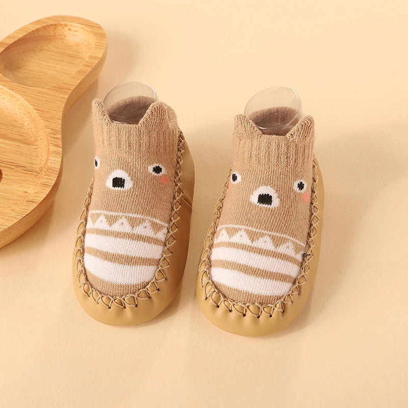 Baby Socks Shoes Infant Color Matching Cute Kids Boys Doll Soft Soled Child Floor Sneakers Toddler Girls First Walkers