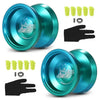 New Professional Yo-Yo Ball - Stainless Steel Bearings - Colored Aluminum Yo-Yo - Suitable for Children, Beginners & Advanced Class