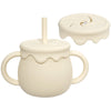 Silicone Baby Sippy Cup & Snack Container 8.5 fl oz (250 ml) Portable Drinkware for Babies & Toddlers