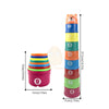 Baby Stacking Cups Educational Color and Number Sorting Toy