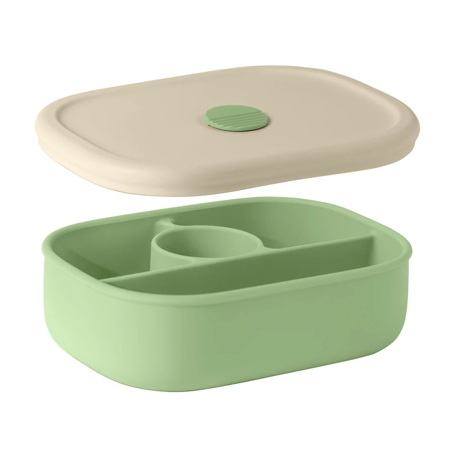 New Silicone Lunch Box for Babies & Kids - Portable BPA-Free Bento Box for Baby Food Storage