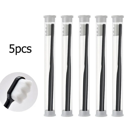 Ultra-fine Soft Toothbrush Million Nano Bristle Adult Teeth Deep Cleaning Portable Travel Dental Oral Care Brush