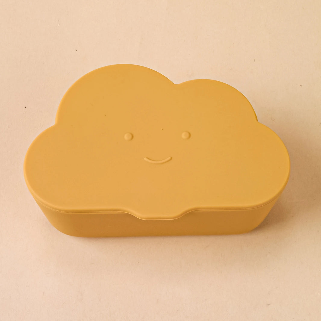 TYRY HU BPA Free Kids Silicone Food Storage Box - Portable Snack Container for Toddlers, Leak-Proof Baby Snack Cup with Lid - Eco-Friendly, Dishwasher Safe, Solid Color