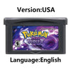 GBA Game Cartridge (32-bit, Pokemon Series, Odyssey Cloud White, FireRed & Silver Rival Rom Hack)