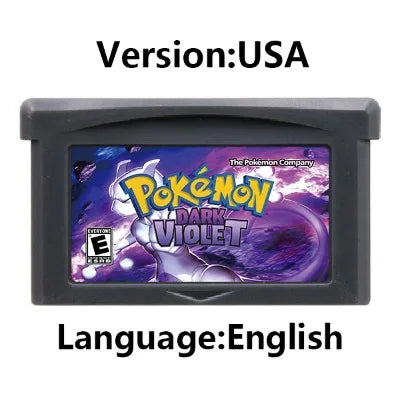 GBA Game Cartridge (32-bit, Pokemon Series, Odyssey Cloud White, FireRed & Silver Rival Rom Hack)